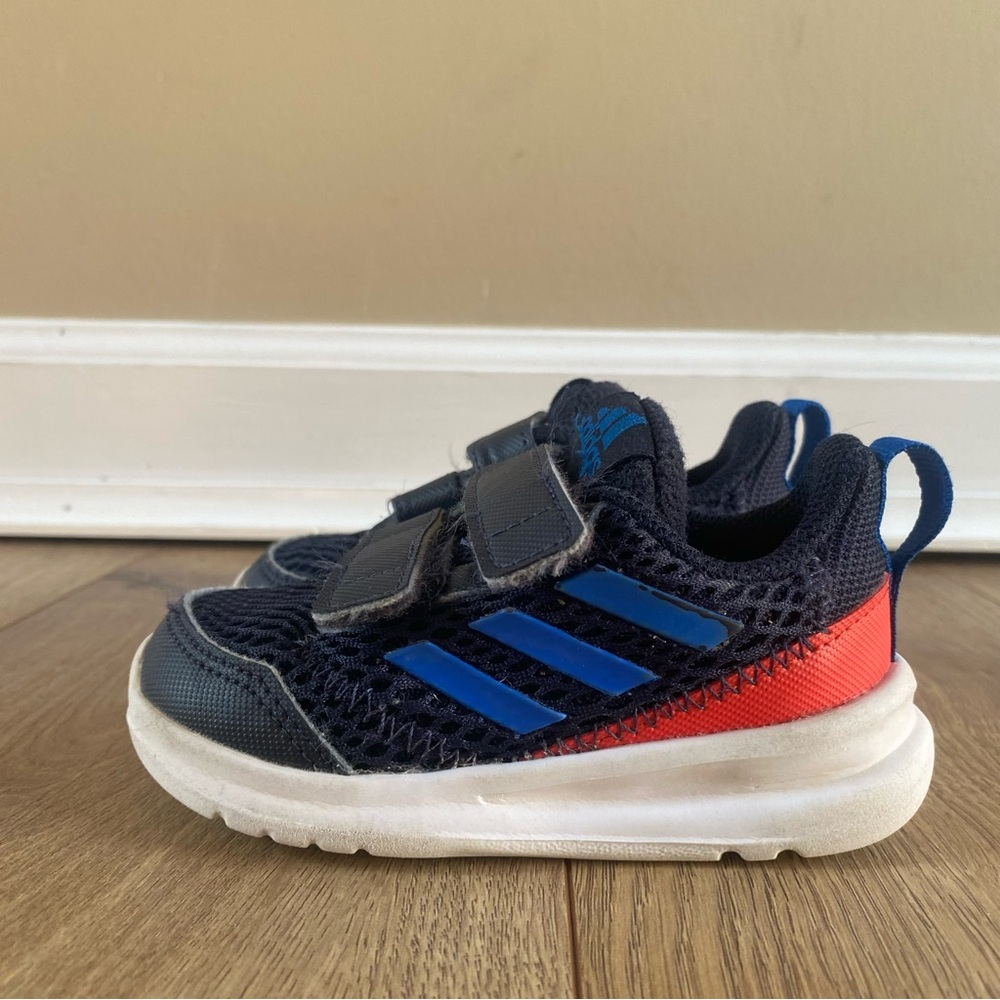 Adidas Altarun Navy Red Kids Baby Boy Shoes Toddler Size 5c